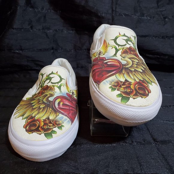 Draven Shoes Draven Wiked Love Slip On Skateboard